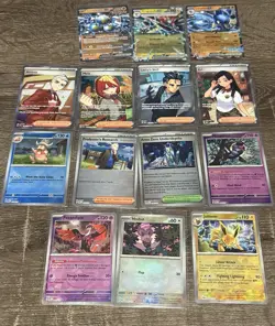 Pokemon Prismatic Evolutions Card Lot (EX,Trainer,Pokeball) - Image 1