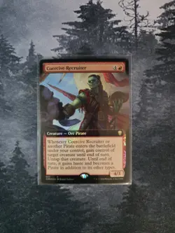 Coercive Recruiter (Extended Art) Commander Legends Foil - Image 1