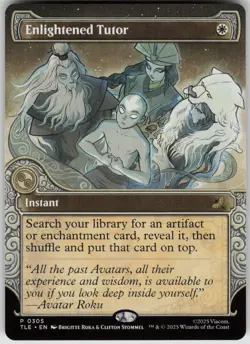 MTG Enlightened Tutor (Showcase) Normal NM Avatar: The Last Airbender: Eternal-L - Image 1