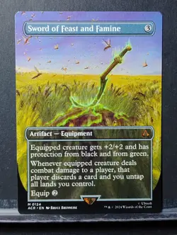 Sword of Feast and Famine (Borderless); Universes Beyond: Assassin's Creed... - Image 1