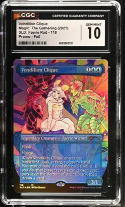 VENDILION CLIQUE Secret Lair Foil Mythic Faerie Rad CGC 10 MTG [Nostalgium] - Image 1