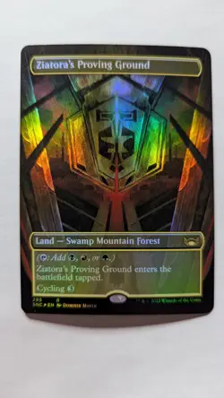 1x Ziatora's Proving Ground Borderless FOIL NM New Capenna Magic MTG x1 - Image 1