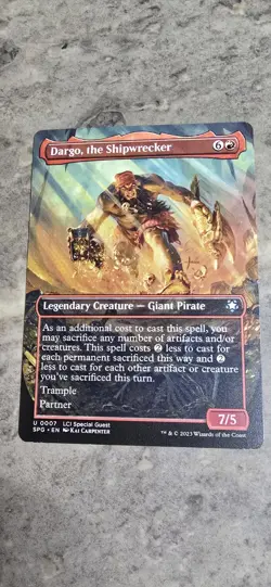 Dargo, the Shipwrecker (Borderless) Special Guests Regular Uncommon MTG NM - Image 1