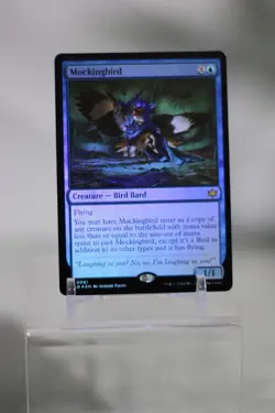 MTG Magic the Gathering Mockingbird (61/427) Bloomburrow LP FOIL - Image 1