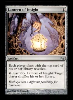 Lantern of Insight Fifth Dawn Light Play MTG Magic the Gathering - Image 1