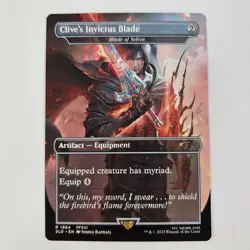 Clive's Invictus Blade / Blade Of Selves MTG Final Fantasy Secret Lair Non-Foil - Image 1