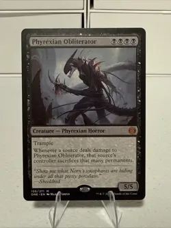 Phyrexian Obliterator Phyrexia: All Will Be One Regular - Image 1