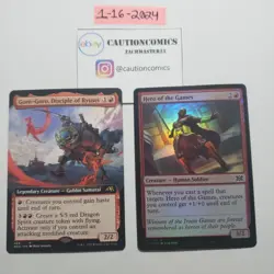 Goro-Goro, Disciple of Ryusei (Extended Art) MTG NM + Extra Foil (Box10) - Image 1