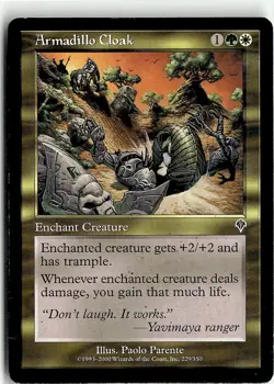 Magic the Gathering 2000 Invasion Armadillo Cloak #229 - Image 1