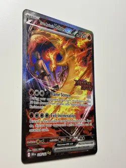 Pokemon TCG Team Rockets Moltres EX Destined Rivals Card 229/182 Stamped MINT - Image 2