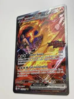 Pokemon TCG Team Rockets Moltres EX Destined Rivals Card 229/182 Stamped MINT - Image 3
