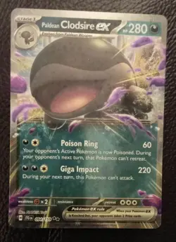 Pokemon Journey Together Paldean Clodsire EX 94/159 Holo Card, MINT CONDITION - Image 2