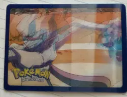 Rare Pokemon Mewtwo 1998 Nintendo Gamefreak Hasbro 3D Lenticular Promo Card - Image 1