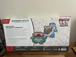 Pokemon Scarlet & Violet 151 Blooming Waters Premium Collection Box 12 Packs - Image 1
