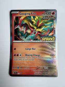 Gouging Fire SVP 151 Black Star Promo Surging Sparks Pokemon TCG Near Mint NM - Image 1