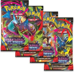 10x Pokemon Mega Evolution Phantasmal Flames Booster Packs - Sealed -Fast Ship - Image 1