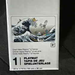 🔥Pokemon Center Great Wave Pikachu & Friends Playmat NEW Sealed TCG MAT - Image 1