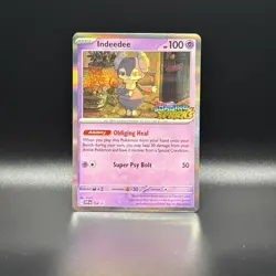 Indeedee SVP 154 Promo - Prerelease Stamped Surging Sparks Pokemon NM - Image 1