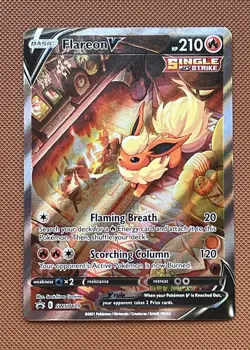 2019-2023 Pokemon SWSH Black Star Promos Flareon V Full Art #SWSH179 - Image 1