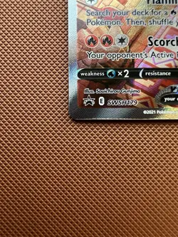 2019-2023 Pokemon SWSH Black Star Promos Flareon V Full Art #SWSH179 - Image 4