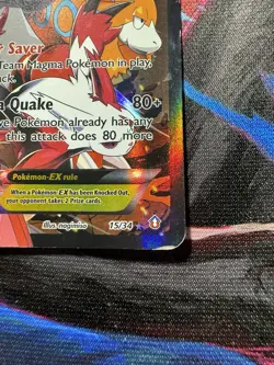Pokemon TCG Team Magma's Groudon EX 15/34 Double Crisis Holo Rare - Image 3