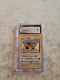 1999 Pokemon the First Movie Black Star Promo #5 Dragonite - Image 1