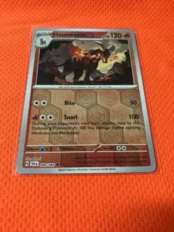 2024 Pokemon Scarlet Violet Shrouded Fable Houndoom 8 /64 Reverse Holo Foil - Image 2
