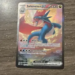 Pokemon TCG Salamence EX 187/159 Special Illustration Rare Journey Together Holo - Image 1