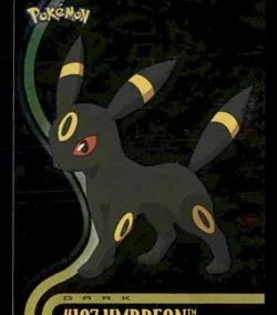 Topps Pokemon Johto League #197 Umbreon Holo Foil - Image 1