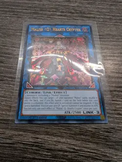 Maliss Q Hearts Crypter (Ultra Rare) 1st Ed. - CRBR-EN020 Near Mint Yugioh TCG - Image 2