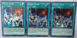 Yugioh 3x Mystic Mine MP20-EN080 Prismatic Secret Rare 1st Edition NM Playset - Image 1