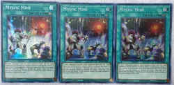 Yugioh 3x Mystic Mine MP20-EN080 Prismatic Secret Rare 1st Edition NM Playset - Image 2
