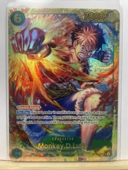 Monkey.D.Luffy SEC Secret Rare OP13-118 One Piece TCG English - Image 1