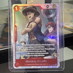 NM Monkey D Luffy OP14-013 SR Foil One Piece TCG English - Image 1