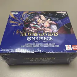 One Piece Card Game - OP14 The Azure Sea's Seven Booster Box SEALED IN HAND - Image 1