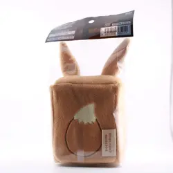 Pokemon Center Japanese Plush Deck Case Eevee - TCG Cards Fuzzy Flocked - Image 4