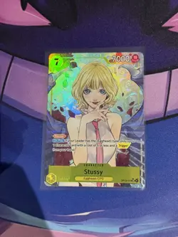 Stussy OP13-110 Alt Art SR Carrying on His Will ONE PIECE Card Game English - Image 1