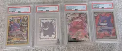 Pokemon Gengar PSA 9 Lot Of 4 Cards Merlin,Fusion Strike,Temp Forces,Lost Orgin - Image 1