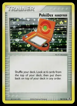 Pokemon Card - PokeDex (HANDY909) FireRed & LeafGreen 96/112 Reverse Holo - Image 1