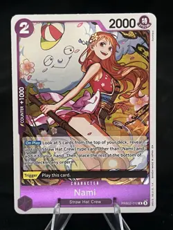 Nami PRB-02 PRB02-012 Foil Rare The Best Vol 2 One Piece Near Mint Card TCG NM - Image 1