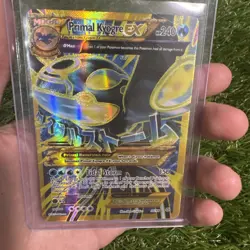 Pokemon Primal Kyogre-EX TCG Full Art Ultra Rare Card Ancient Origins 96/98 Holo - Image 1
