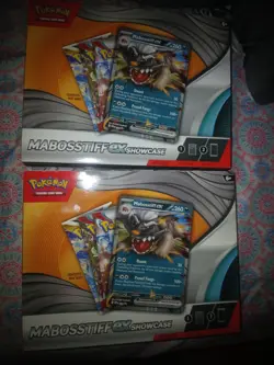 POKEMON TCG MABOSSTIFF EX SHOWCASE BOX LOT OF 2 BRANDNEW - Image 1