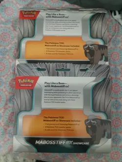 POKEMON TCG MABOSSTIFF EX SHOWCASE BOX LOT OF 2 BRANDNEW - Image 3