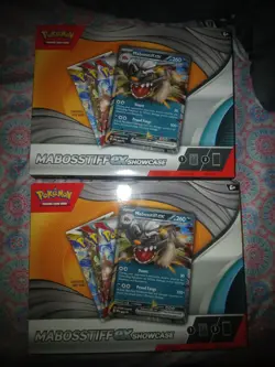 POKEMON TCG MABOSSTIFF EX SHOWCASE BOX LOT OF 2 BRANDNEW - Image 4