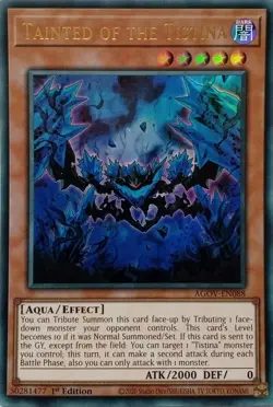 AGOV-EN088 TAINTED OF THE TISTINA ULTRA RARE 1ST EDITION YuGiOh CARD - Image 1