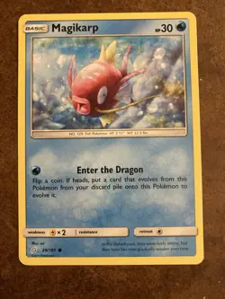 Magikarp 29/181 Basic Common Pokemon Trading Card - Image 1