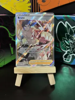Bruno - 158/163 - Pokemon Battle Styles Sword & Shield Full Art Rare Card NM - Image 1