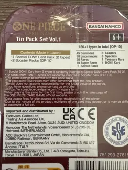 One Piece Card Game Tin Pack Vol. 1 - Gol D. Roger - TS-01 Sealed - Image 3
