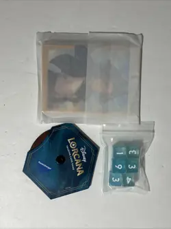 Disney Lorcana - Azurite Sea Trove Contents Lore Counter Dice and Card Dividers - Image 2
