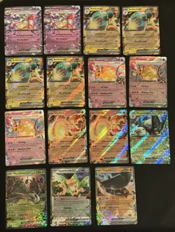 Paldea Evolved Lot Of 15 EX Pokemon Cards - Image 1
